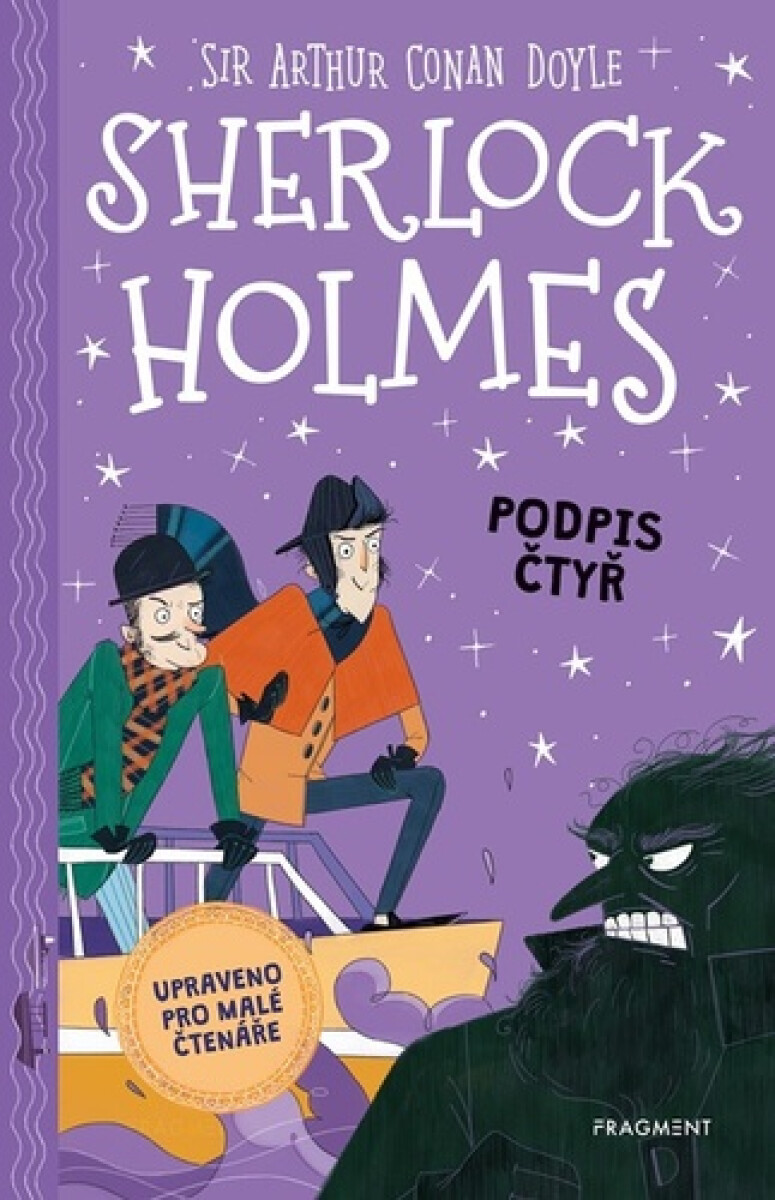 Kniha Sherlock Holmes - Podpis čtyř (upraveno pro malé čtenáře)