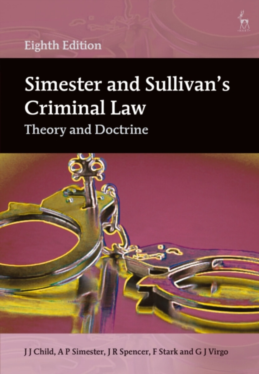 Kniha Simester and Sullivan’s Criminal Law