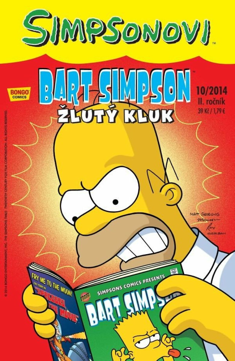 Bart Simpson: Žlutý kluk koupíte na Knihydobrovsky.cz