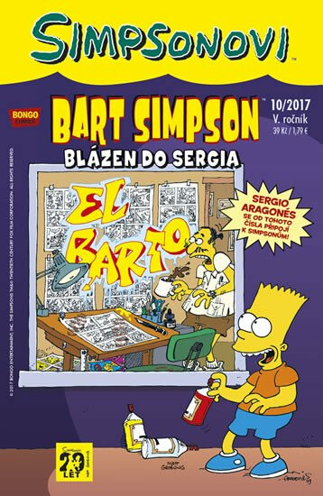 Kniha Bart Simpson: Blázen do Sergia