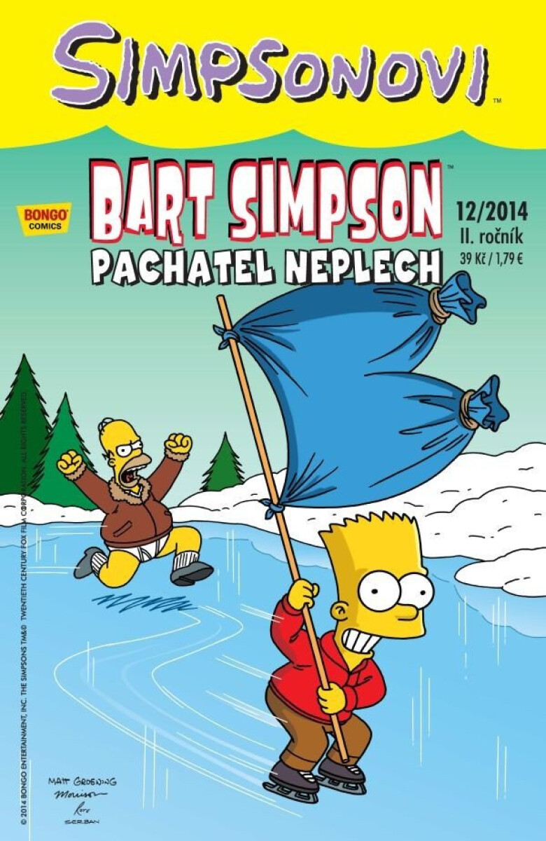 Kniha Bart Simpson: Pachatel neplech