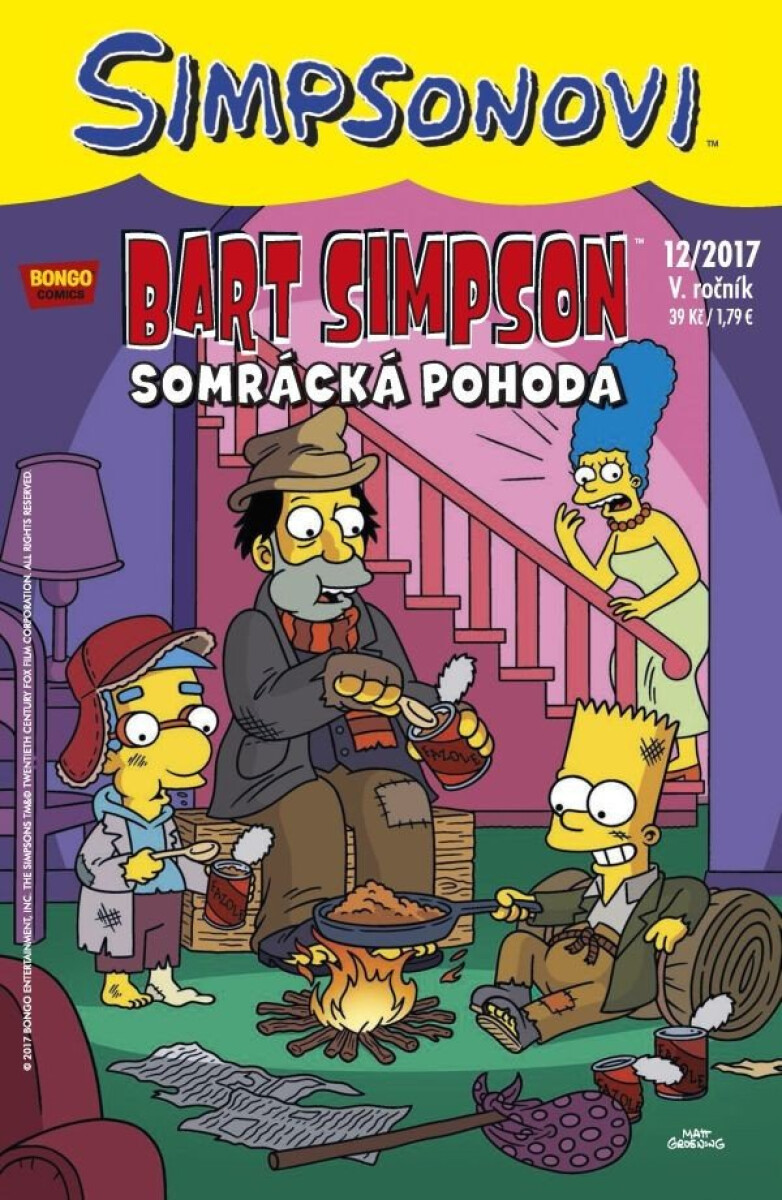 Kniha Bart Simpson: Somrácká pohoda