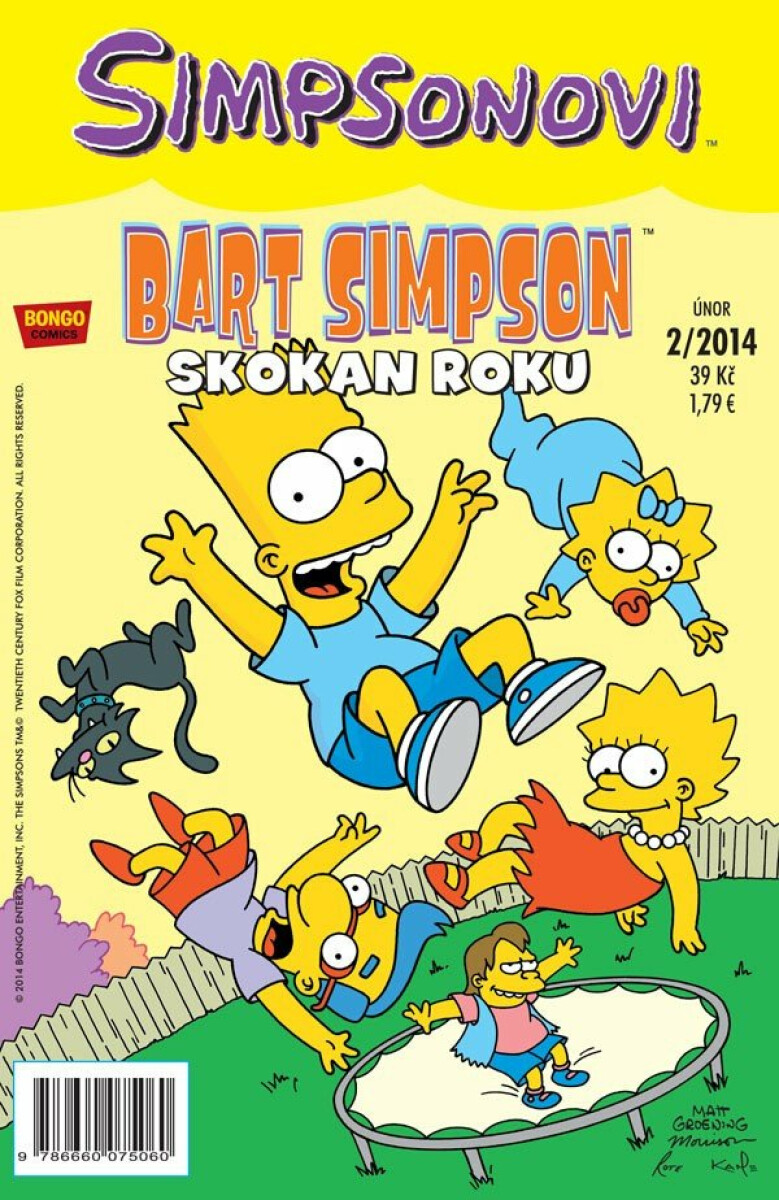 Kniha Bart Simpson: Skokan roku