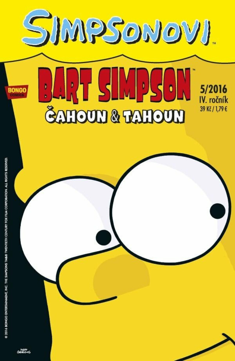 Kniha Bart Simpson: Čahoun & Tahoun