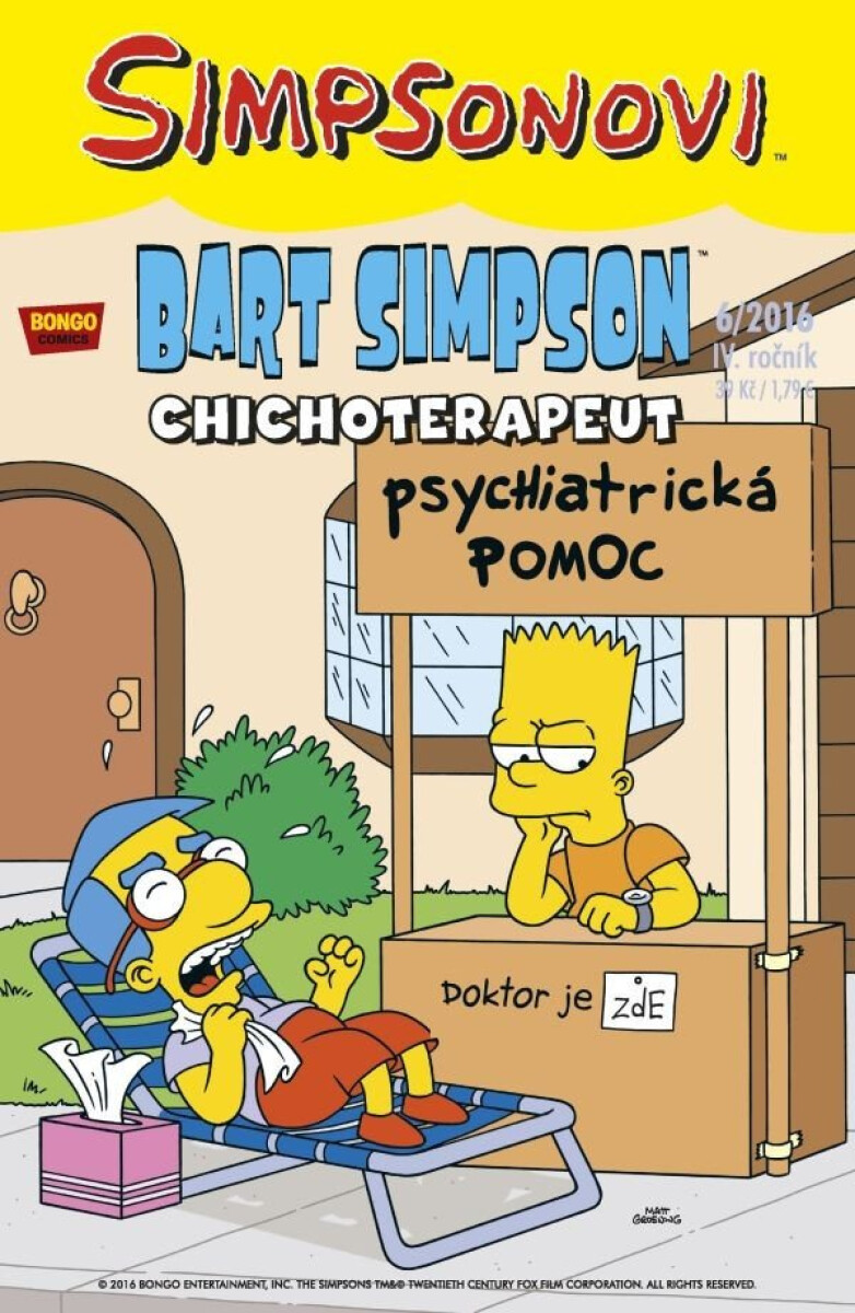 Bart Simpson: Chichoterapeut koupíte na Knihydobrovsky.cz