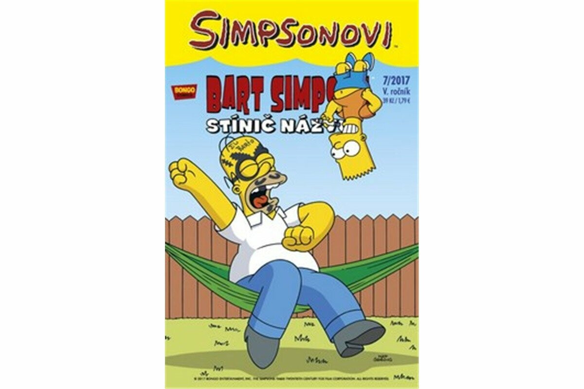 Kniha Bart Simpson: Stínič názvu