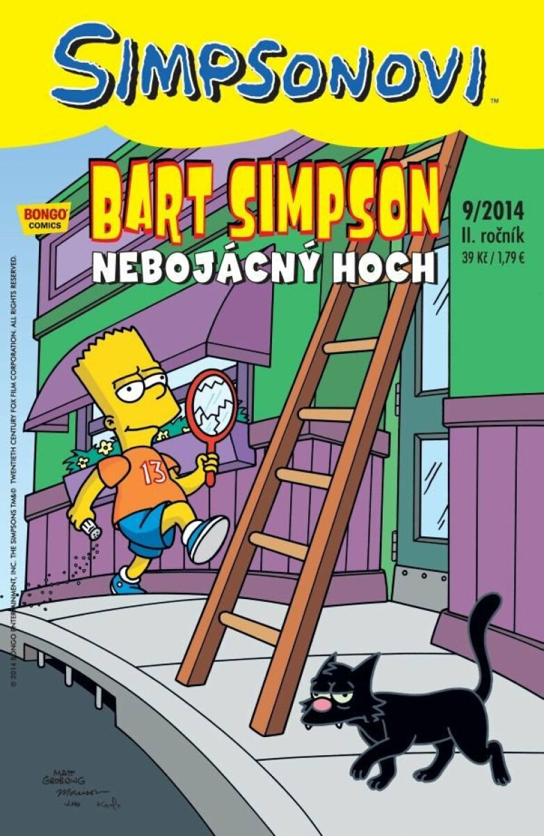 Kniha Simpsonovi - Bart Simpson 9/2014 - Nebojácný hoch