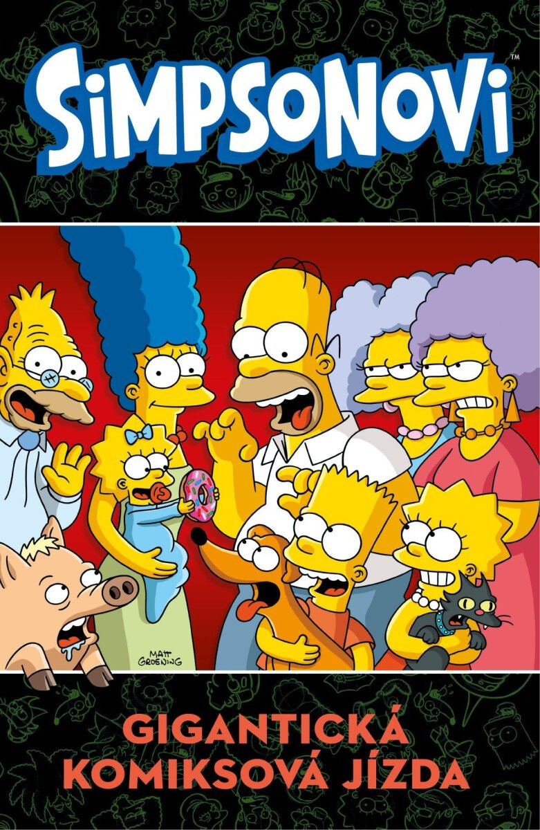 Kniha Simpsonovi: Gigantická komiksová jízda