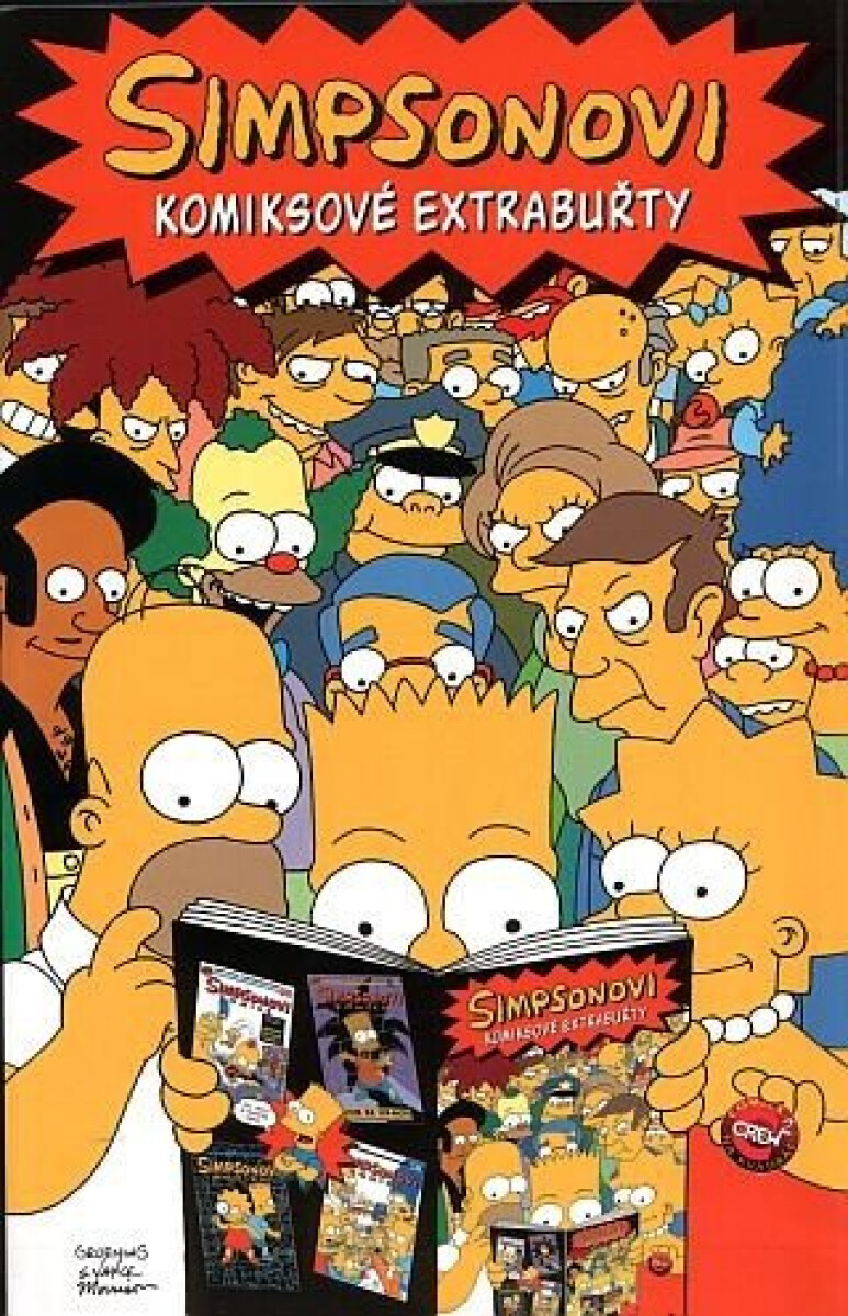 Kniha Simpsonovi Komiksové extrabuřty