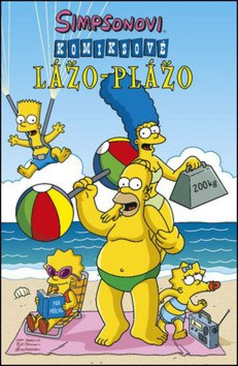 Kniha Simpsonovi: Komiksové lážo-plážo