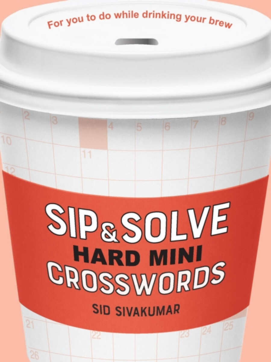 Kniha Sip a Solve Hard Mini Crosswords