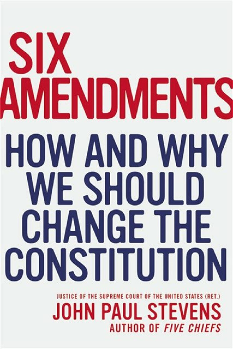 Kniha Six Amendments