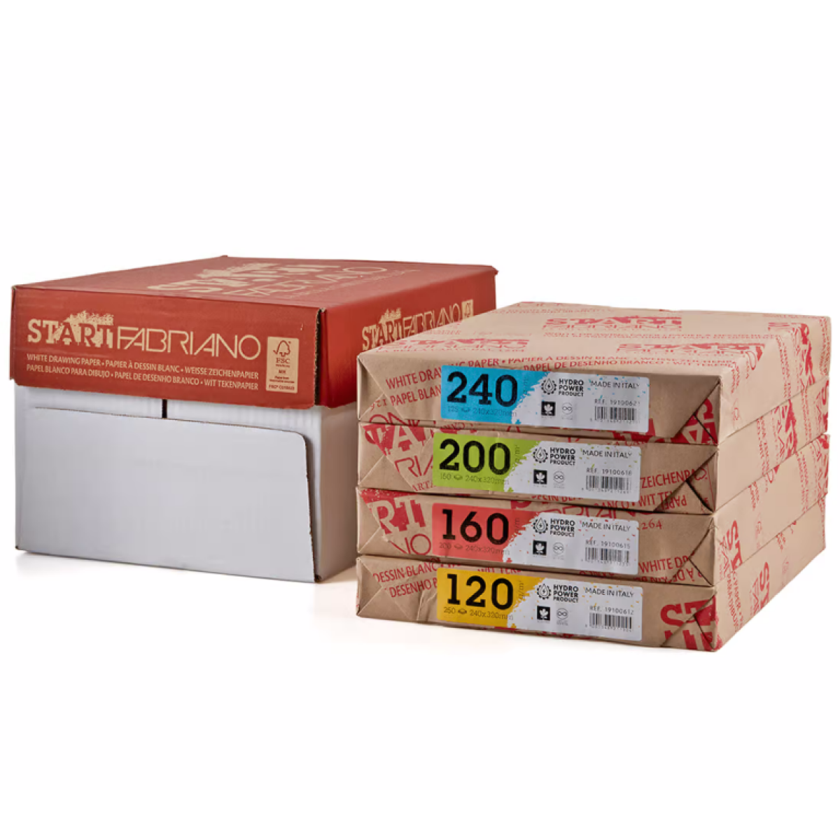 Skicovací papír Fabriano Start 240g A3, 125 listů