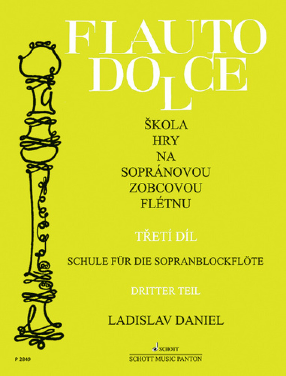 Kniha Flauto dolce - Škola hry na sopránovou zobcovou flétnu (3. díl)