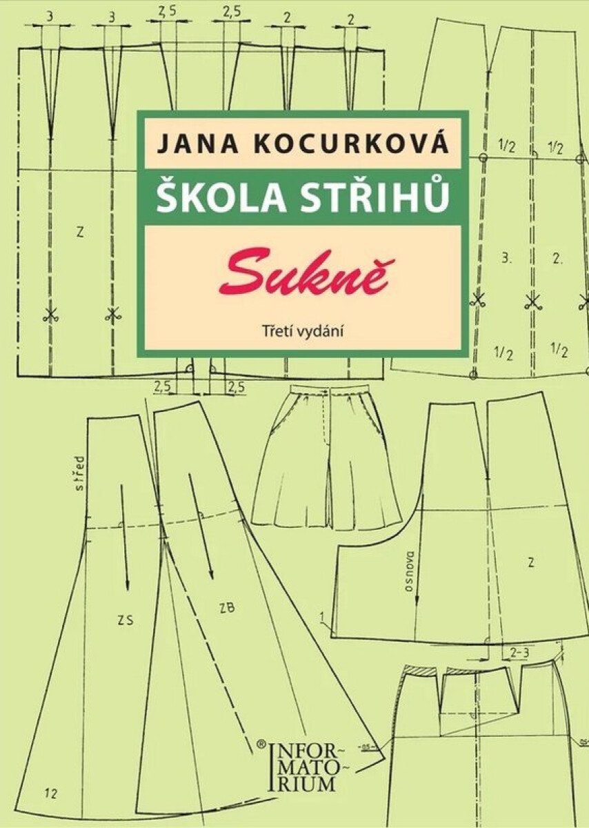Kniha Škola střihů - Sukně