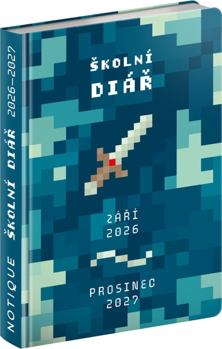 Školní diář 2026/2027 Gamer (září 2026 – prosinec 2027), 9,8 x 14,5 cm