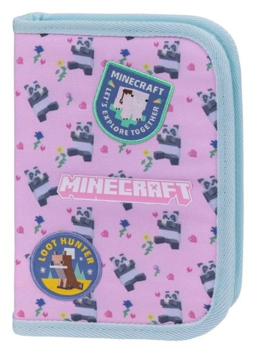 Školní penál jednopatrový Minecraft Panda