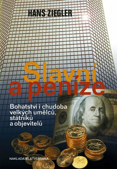 Kniha Slavní a peníze (poškozená)