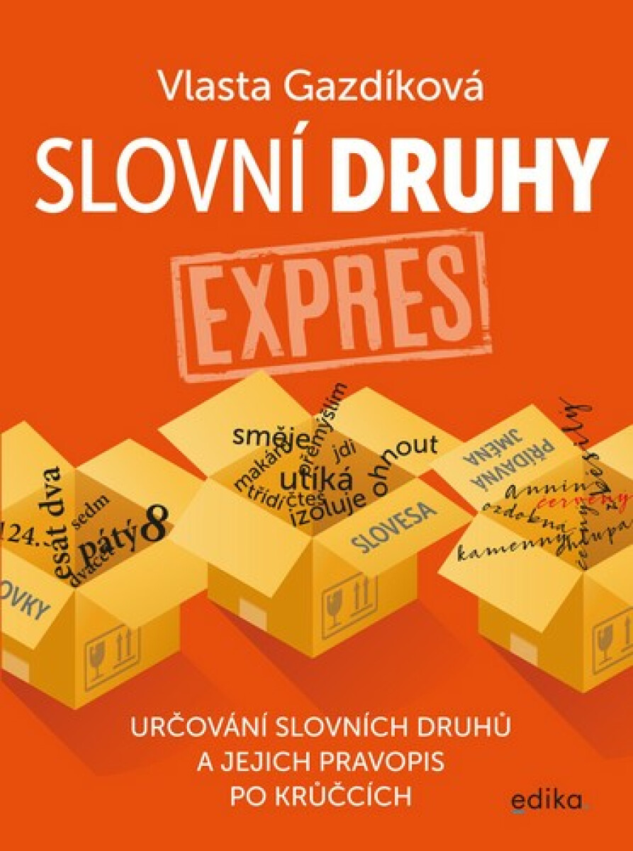 Kniha Slovní druhy expres