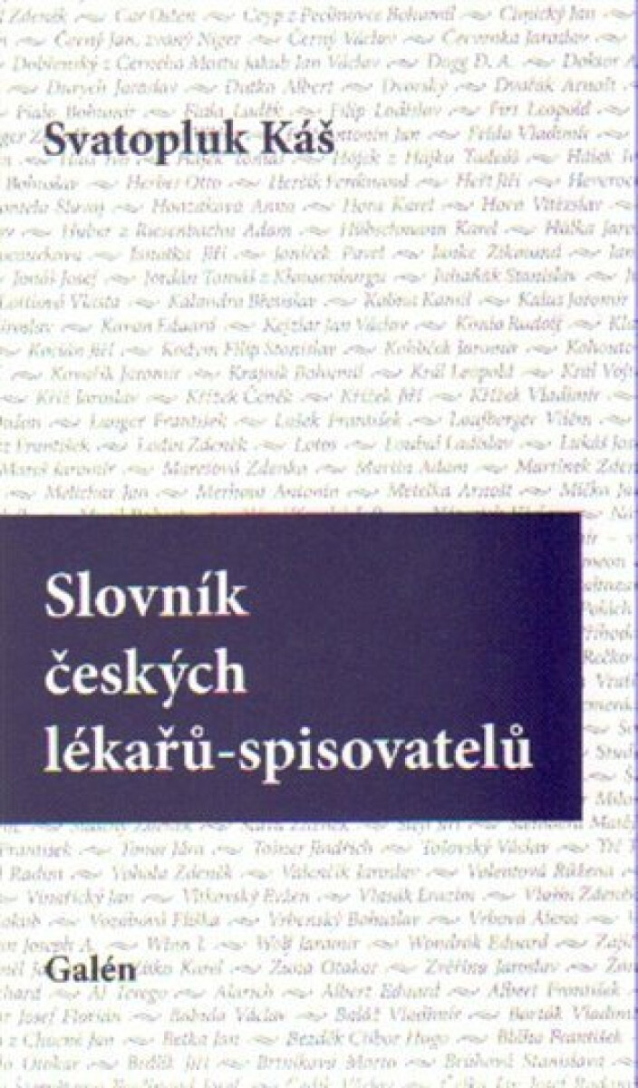 Kniha Slovník českých lékařů-spisovatelů