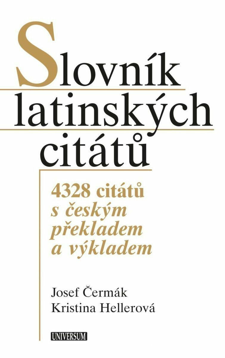 Kniha Slovník latinských citátů