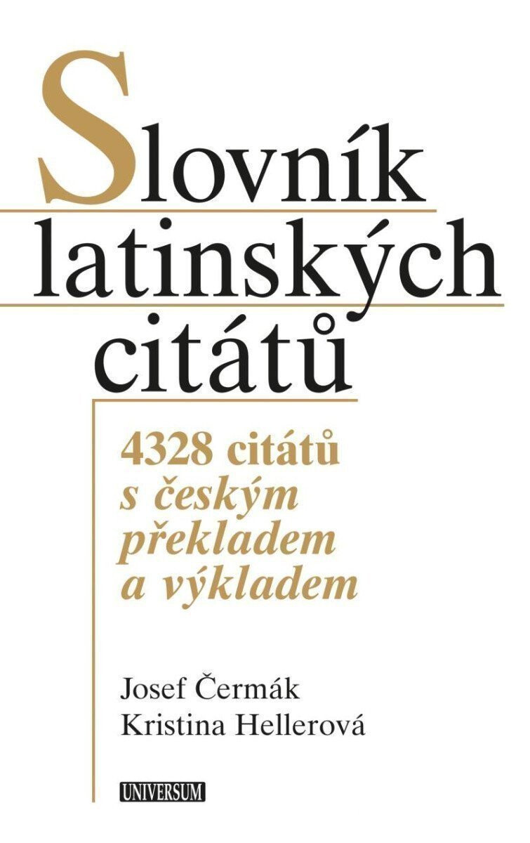 Kniha Slovník latinských citátů