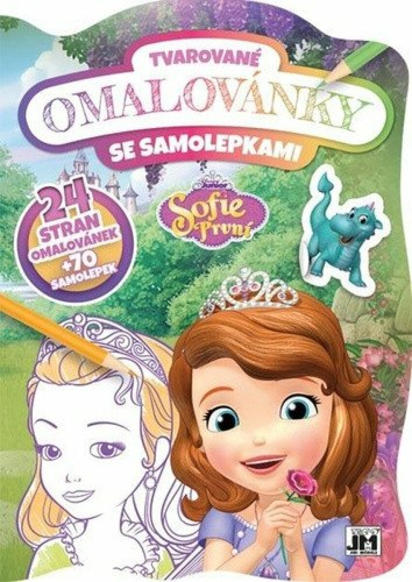 Kniha Tvarované omalovánky se samolepkami