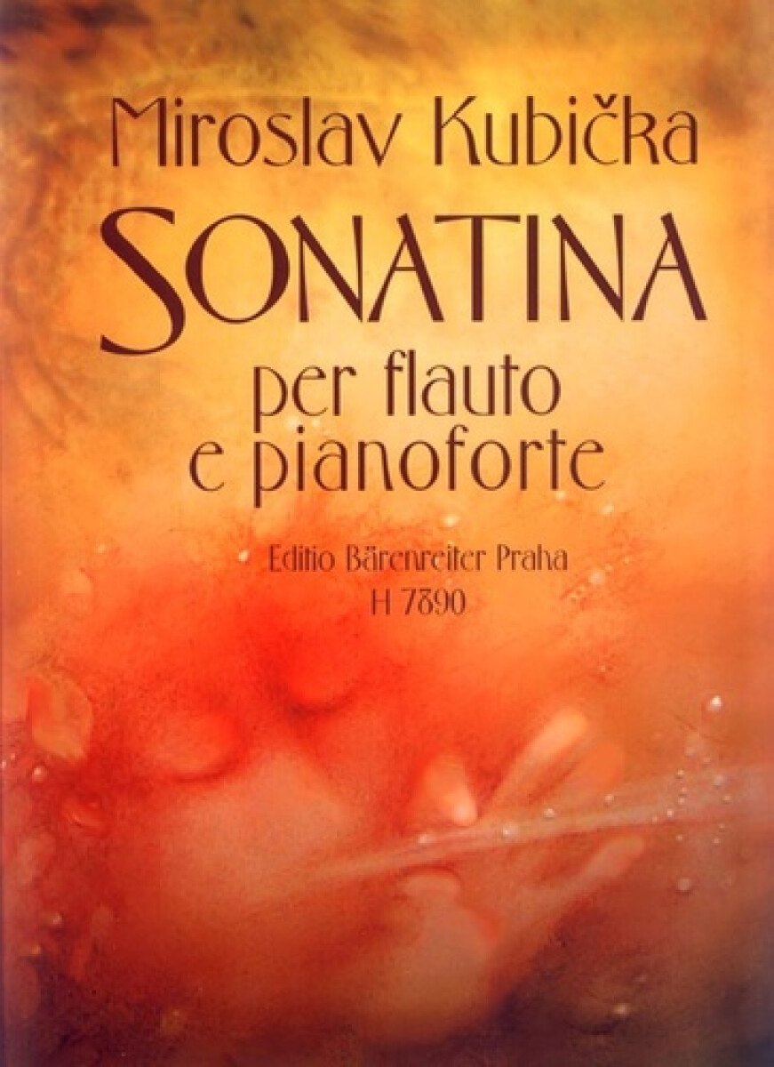 Kniha Sonatina pro flétnu a klavír