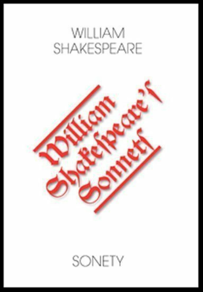 Kniha Sonety / The Sonets