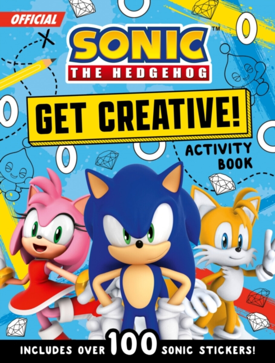 Kniha Sonic The Hedgehog Get Creative! Sticker Activity Book
