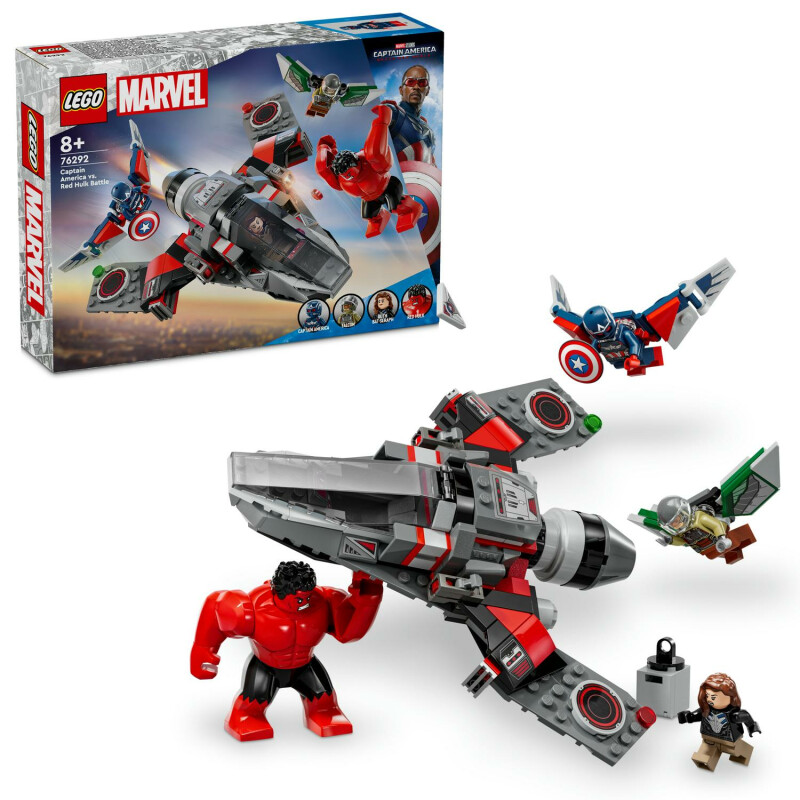 Souboj: Kapitán Amerika vs. Red Hulk – LEGO® Marvel (76292)