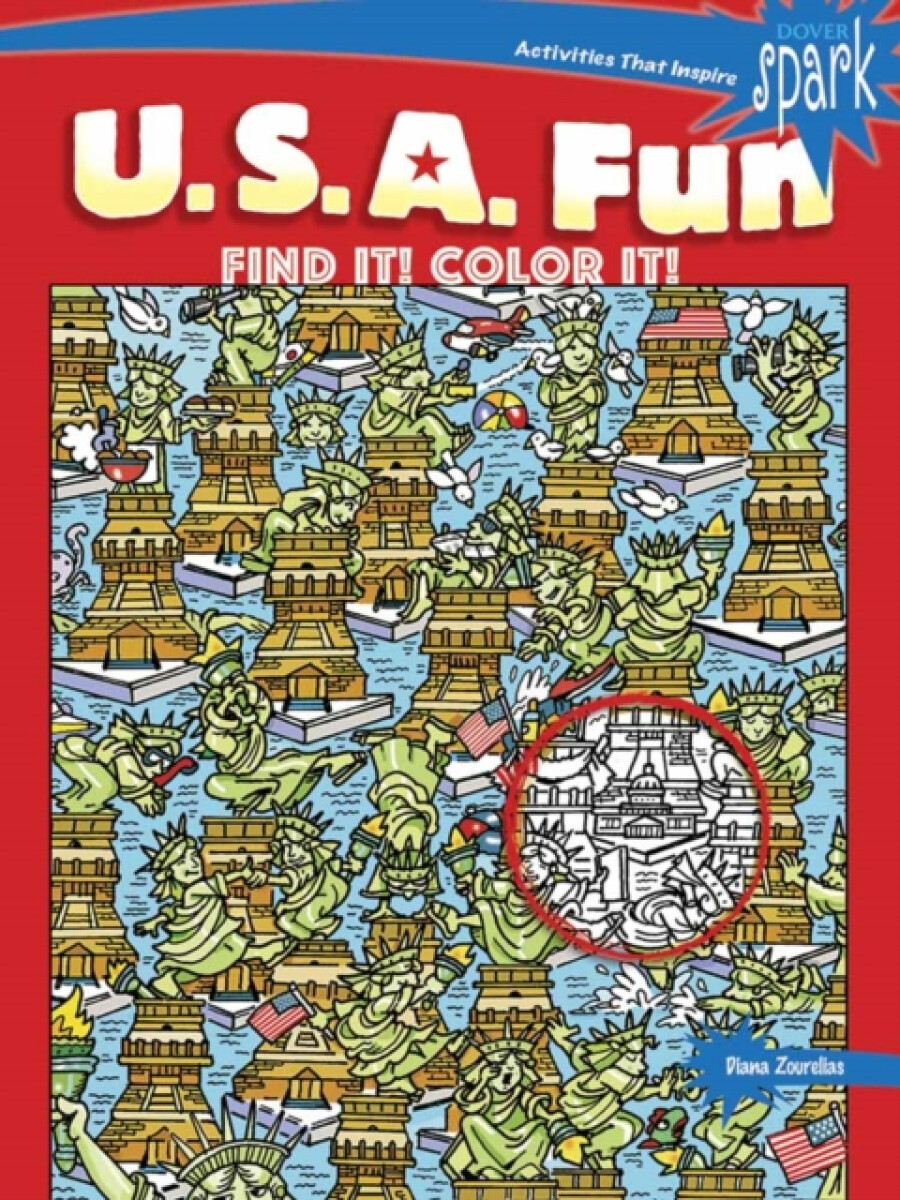 Kniha Spark U.S.A. Fun Find it! Color it!
