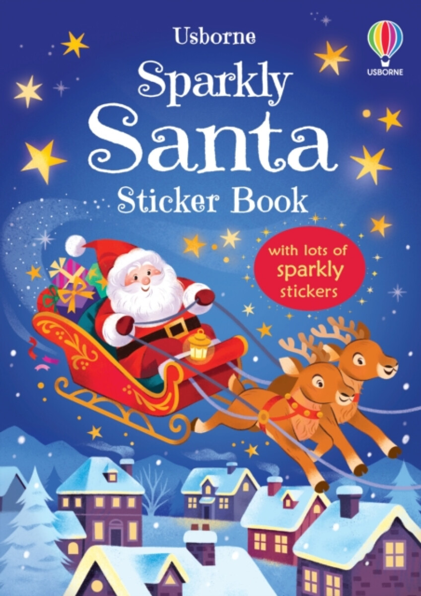 Kniha Sparkly Santa Sticker Book