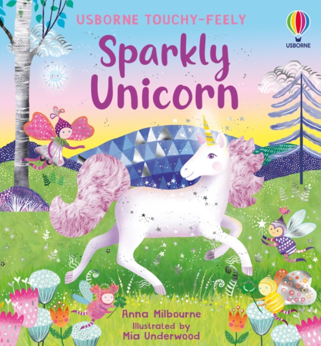 Kniha Sparkly Touchy-Feely Unicorn