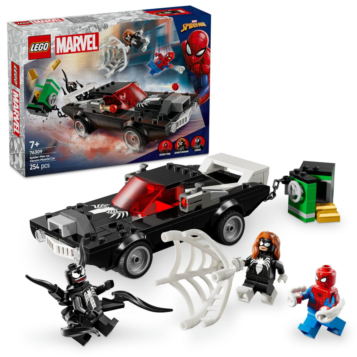 Kniha Spider-Man vs. Venomův výkonný sporťák