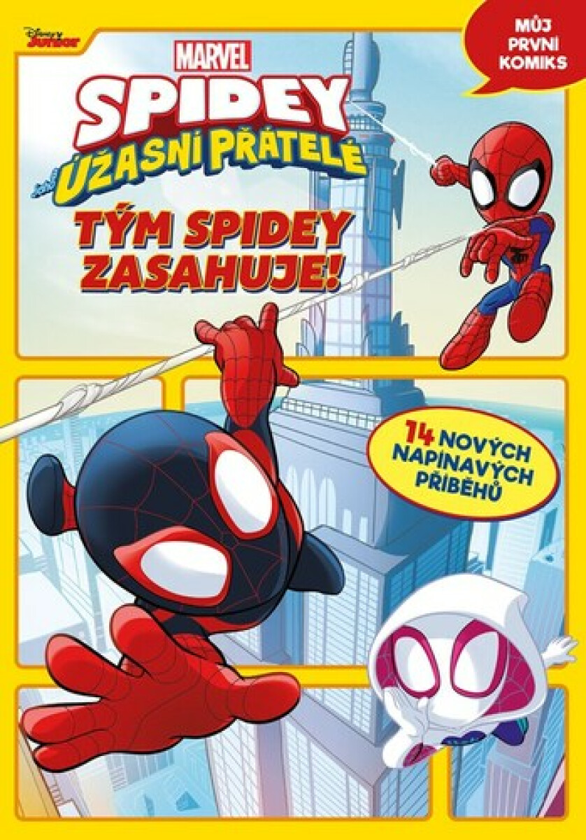 Kniha Marvel: Spidey a jeho úžasní přátelé: Můj první komiks. Tým Spidey zasahuje!