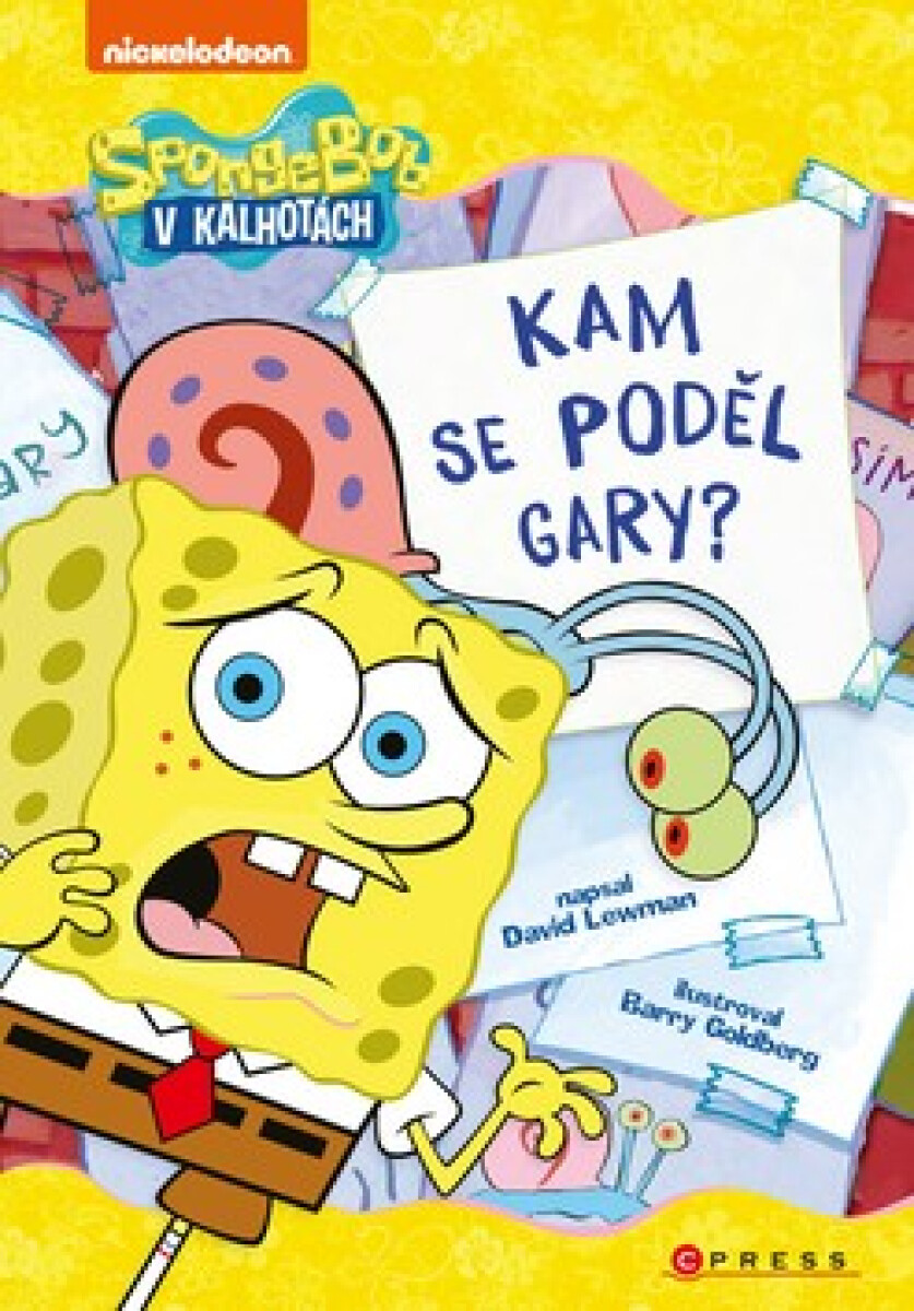 Kniha SpongeBob Kam se poděl Gary?