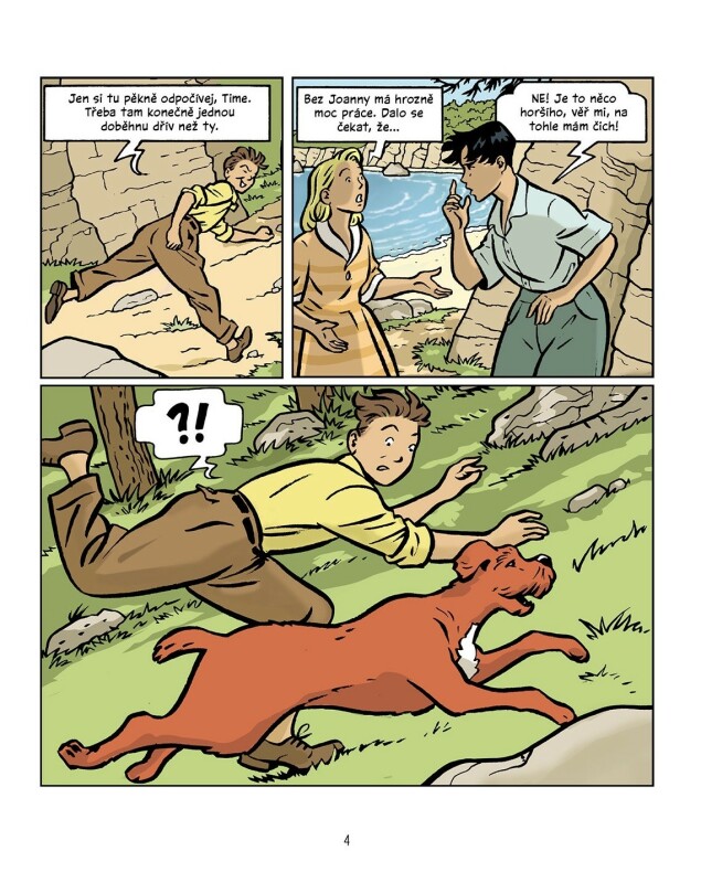 Správná pětka na útěku - komiks - Enid Blyton (obrázek 3)