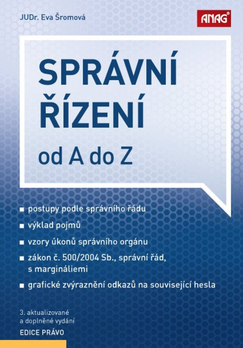Kniha Správní řízení od A do Z