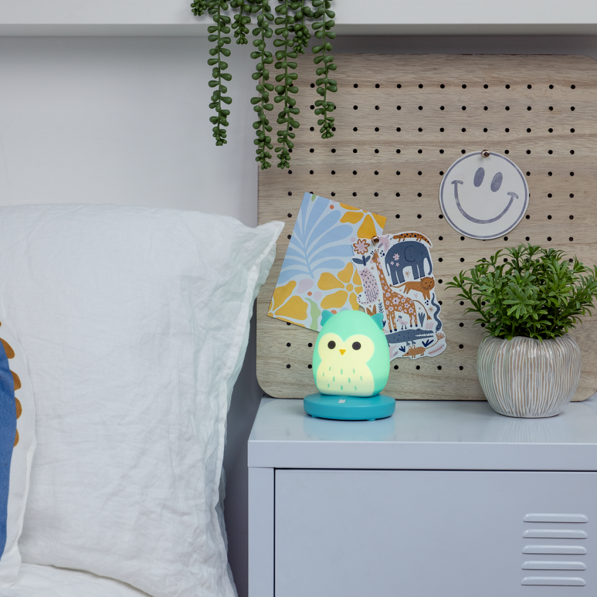 Squishmallows FIZZ Dekorativní osvětlení - Sova Winston - Obrázek 3