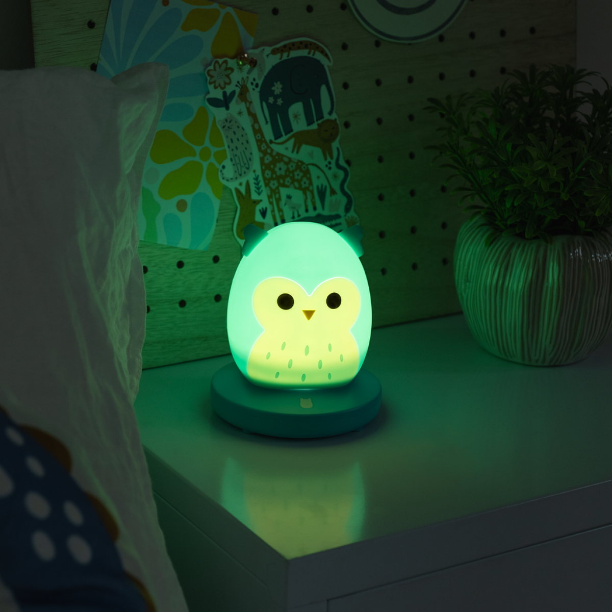 Squishmallows FIZZ Dekorativní osvětlení - Sova Winston - Obrázek 4