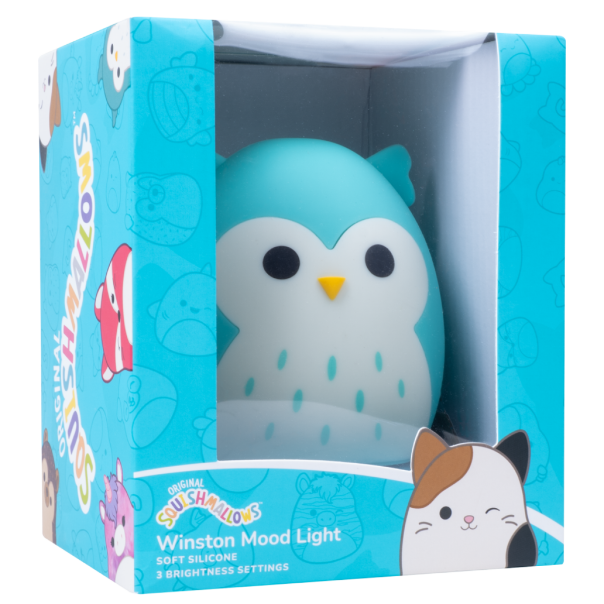 Squishmallows FIZZ Dekorativní osvětlení - Sova Winston - Obrázek 6