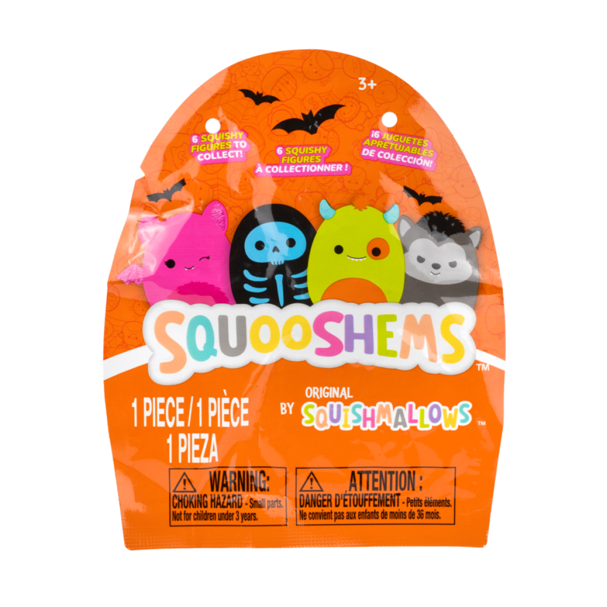 SQUISHMALLOWS Squooshems Mystery antistres figurka - Halloween