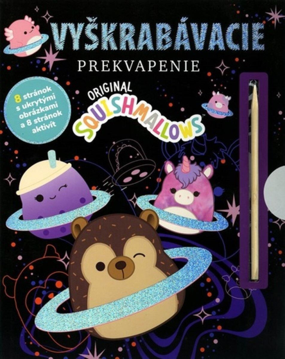 Kniha Squishmallows - Vyškrabávacie prekvapenie