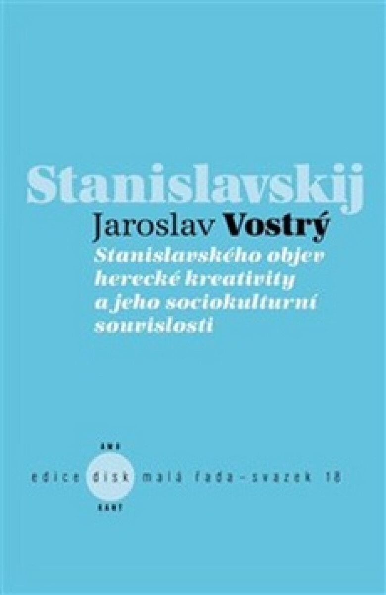 Kniha Stanislavského objev herecké kreativity a jeho sociokulturní souvislosti
