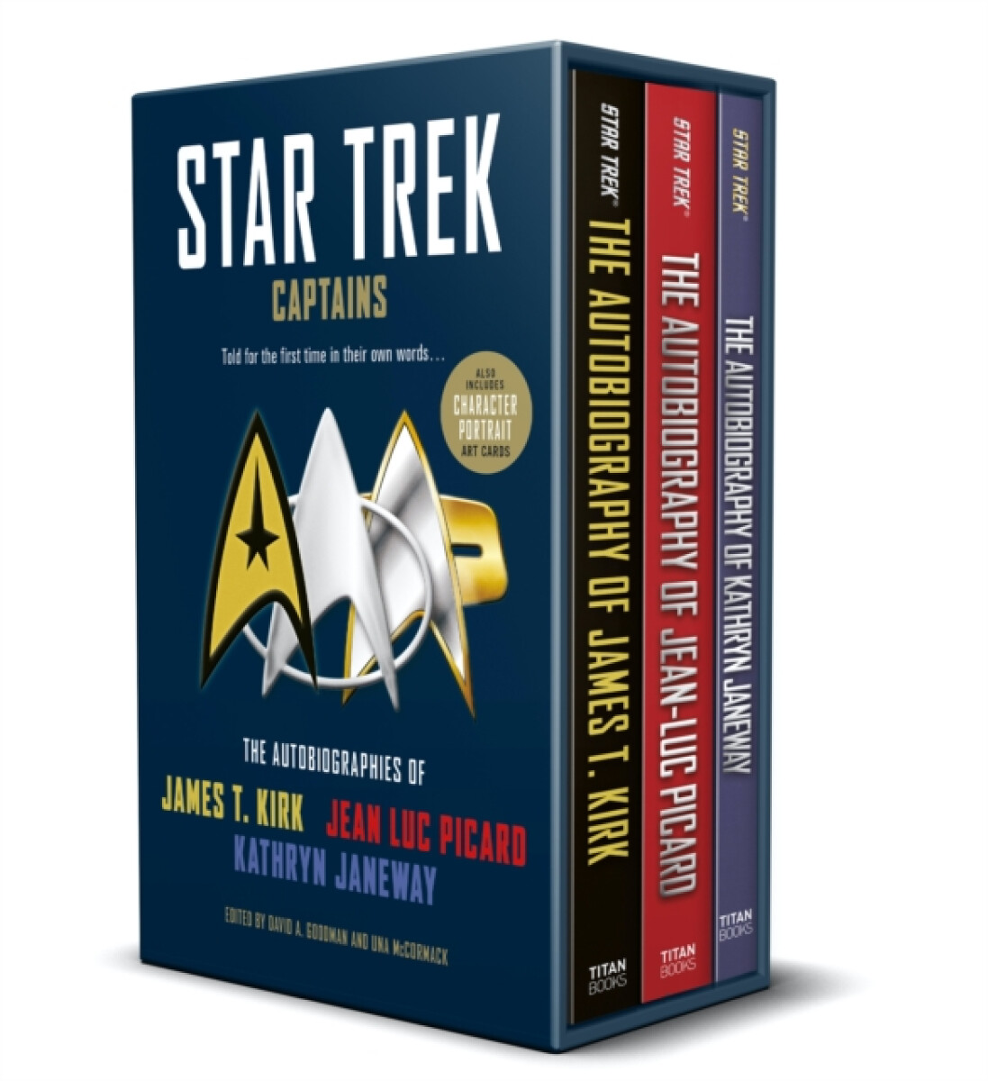 Kniha Star Trek Captains The Autobiographies