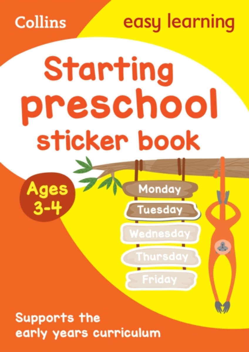 Kniha Starting preschool Sticker Book Ages 3-4