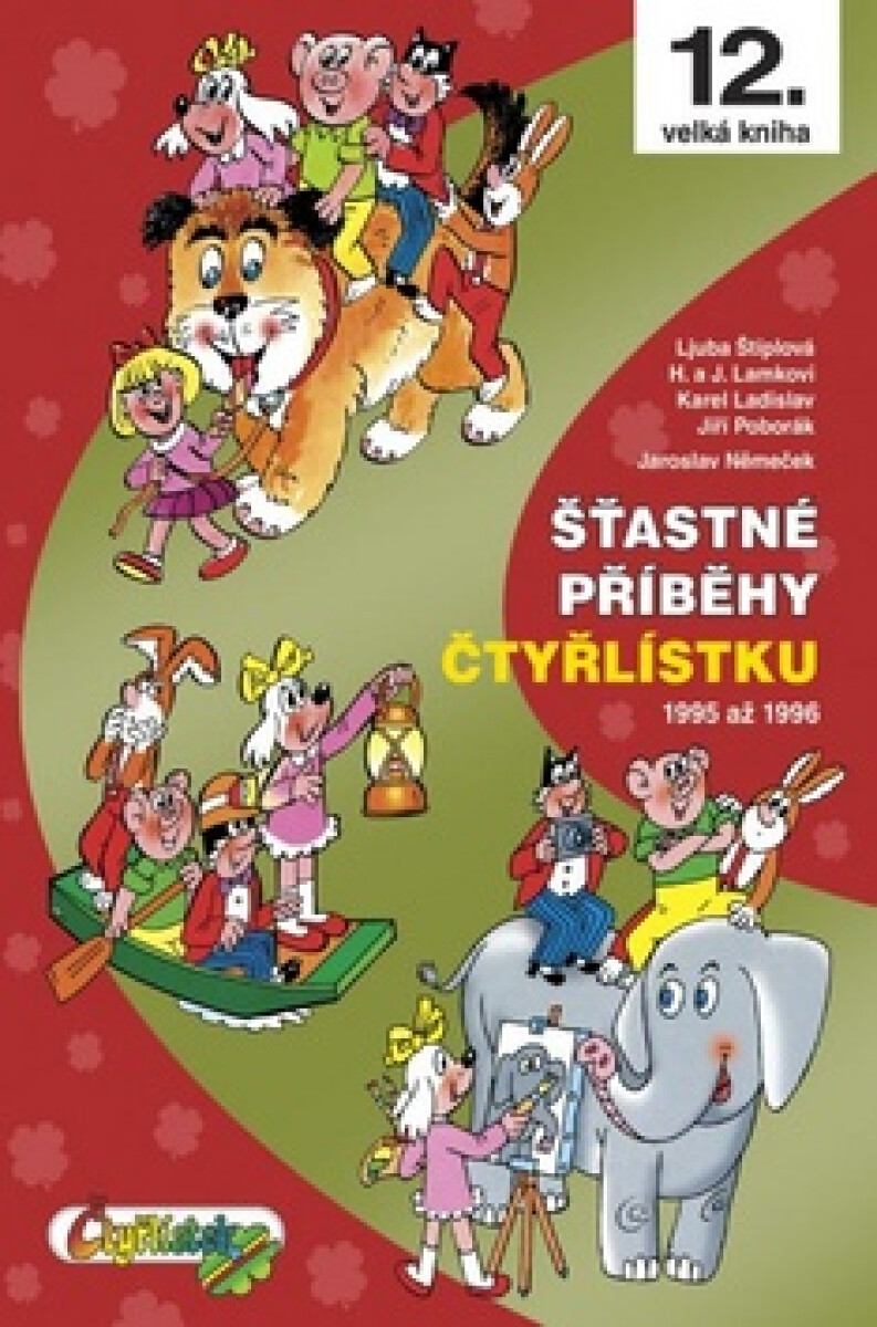Kniha Šťastné příběhy Čtyřlístku