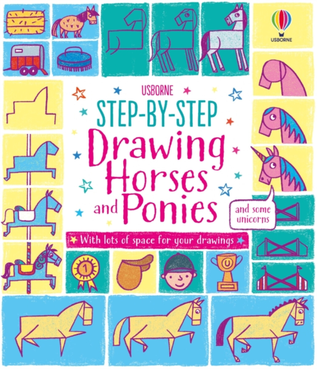Kniha Step-by-step Drawing Horses and Ponies