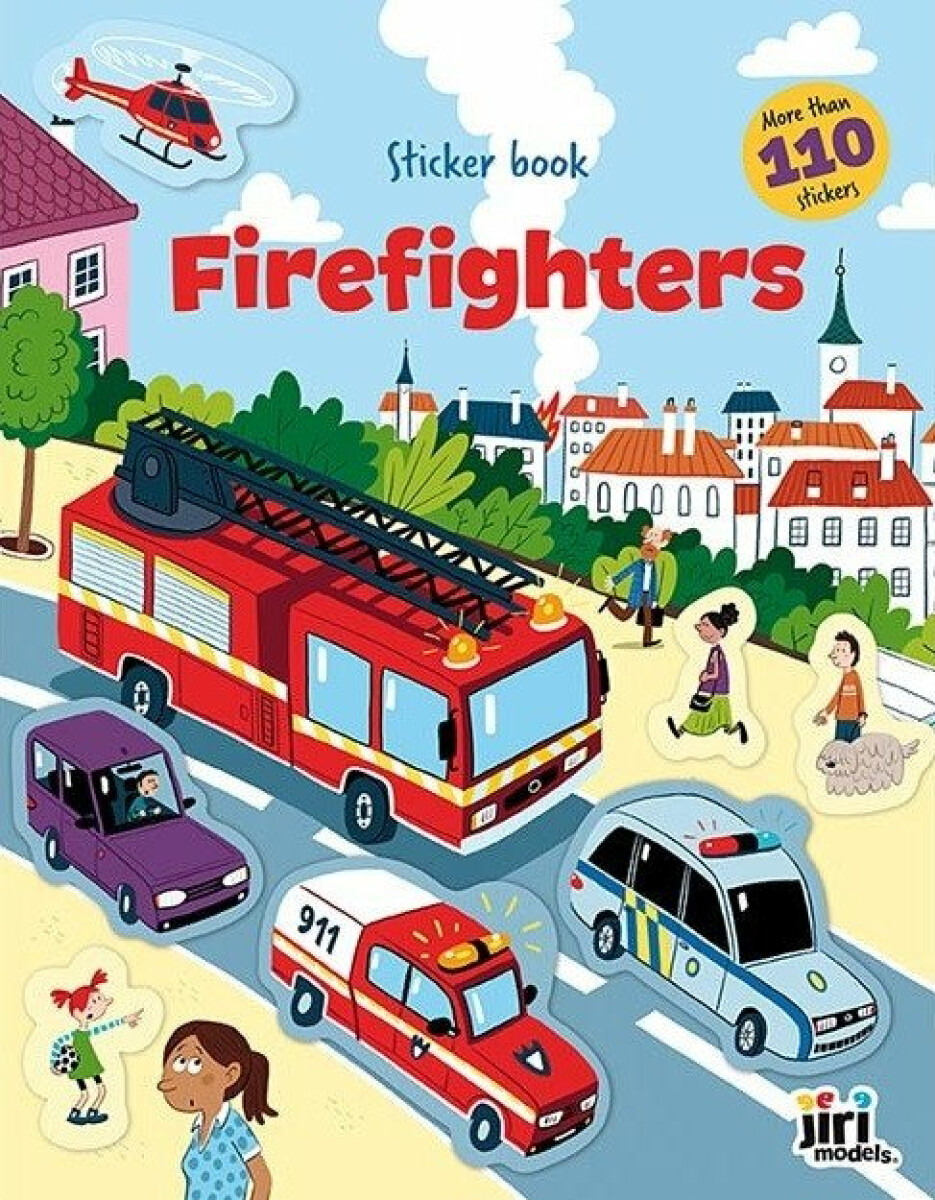 Kniha Sticker book Firefighters
